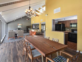Community clubhouse with fullyequipped kitchen